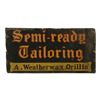 Image 1 : Orillia Tailoring Smaltz Painted Sign