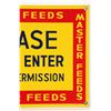 Image 3 : Master Feeds Tin Litho Sign