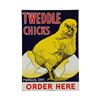 Image 1 : Tweddle Chicks 2-Sided Tin Litho Sign