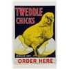 Image 7 : Tweddle Chicks 2-Sided Tin Litho Sign