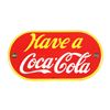Image 1 : Coca-Cola Porcelain Door "Push" Plate