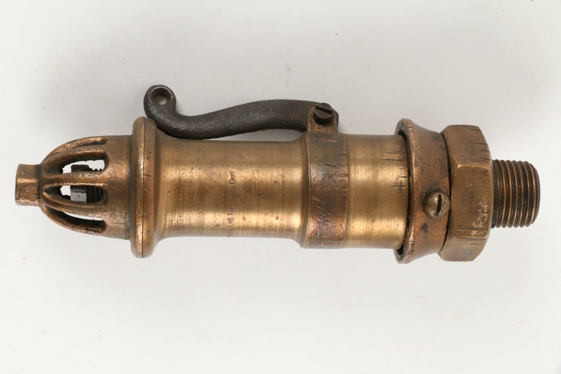 Brass Steam Whistle & Valves