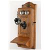 Image 3 : Canadian Oak Wall Telephone