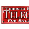 Image 2 : Toronto Telegram Porcelain Sign