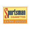 Image 1 : Sportsman Cigarettes Tin Litho Sign