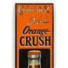 Image 2 : Orange Crush Tin Litho Door Plate