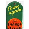 Image 3 : Orange Crush Porcelain Door "Push" Plate