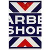 Image 8 : Barber Shop Porcelain Flange Sign