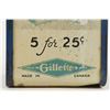 Image 2 : Gillette Razor Blade Tin Litho Product Dispenser