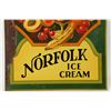 Image 3 : Norfolk Ice Cream Tin Litho Sign