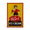 Image 1 : Royal Ice Cream Tin Litho Sign