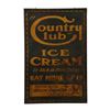 Image 1 : Country Club Ice Cream Tin Litho Sign