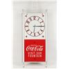 Image 8 : Coca-Cola"Visit Our Fountain" Tin Litho Clock