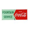 Image 1 : Coca-Cola Porcelain Sign