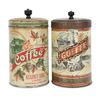 Image 1 : Canadian Tin Litho Coffee Canisters