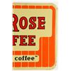 Image 3 : Red Rose Coffee Tin Litho Sign