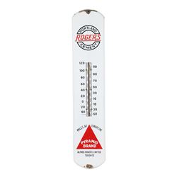 Rogers Cement Porcelain Thermometer