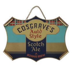 Cosgrave’s Beer Tin Litho Sign