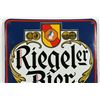 Image 6 : Riegeler Bier Porcelain Sign, Germany