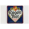 Image 7 : Riegeler Bier Porcelain Sign, Germany