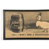 Image 2 : Frontenac Export Ale Framed Paper Sign