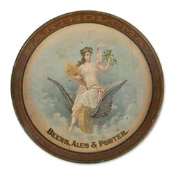 Bartholomay Tin Litho Beer Tray
