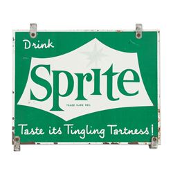 Sprite Tin Litho Product Rack Sign