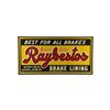 Image 1 : Raybestos Brakes Tin Litho Sign