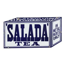 Salada Porcelain "Tea Box" Sign