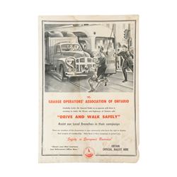 Garage Operators Association Poster
