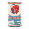 Image 1 : Red Indian Aviation Motor Oil Quart Can