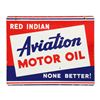 Image 1 : Red Indian Porcelain Oil Rack Sign