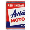 Image 2 : Red Indian Porcelain Oil Rack Sign