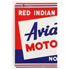 Image 2 : Red Indian Porcelain Oil Rack Sign