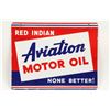 Image 4 : Red Indian Porcelain Oil Rack Sign