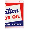 Image 7 : Red Indian Porcelain Oil Rack Sign