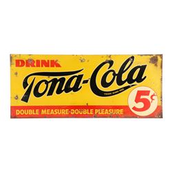 Tona-Cola Tin Litho Sign