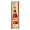 Image 1 : Wynola Tin Litho Door "Push" Plate