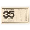 Image 8 : Gasoline Pump Cardboard Price Cards