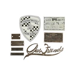 Early Automotive Tags, Badges