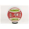 Image 6 : Farmers Union Gas Pump Globe, Ad Glass