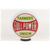 Image 8 : Farmers Union Gas Pump Globe, Ad Glass