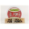 Image 9 : Farmers Union Gas Pump Globe, Ad Glass