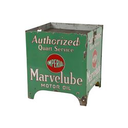 Imperial Marvelube Porcelain Oil Bottle Rack