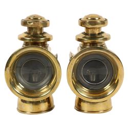 Brass Automobile Coach Lanterns