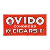 Image 1 : "OVIDO" Congress Cigars Porcelain Sign
