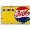 Image 2 : Pepsi-Cola Porcelain Door "Kick" Sign