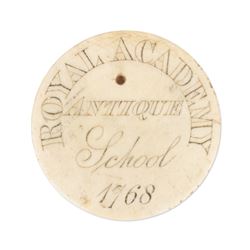 1768 Antique Academy Ticket