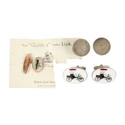 Assorted Enamelled Cufflinks