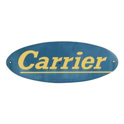 Carrier Air Conditioners Porcelain Sign